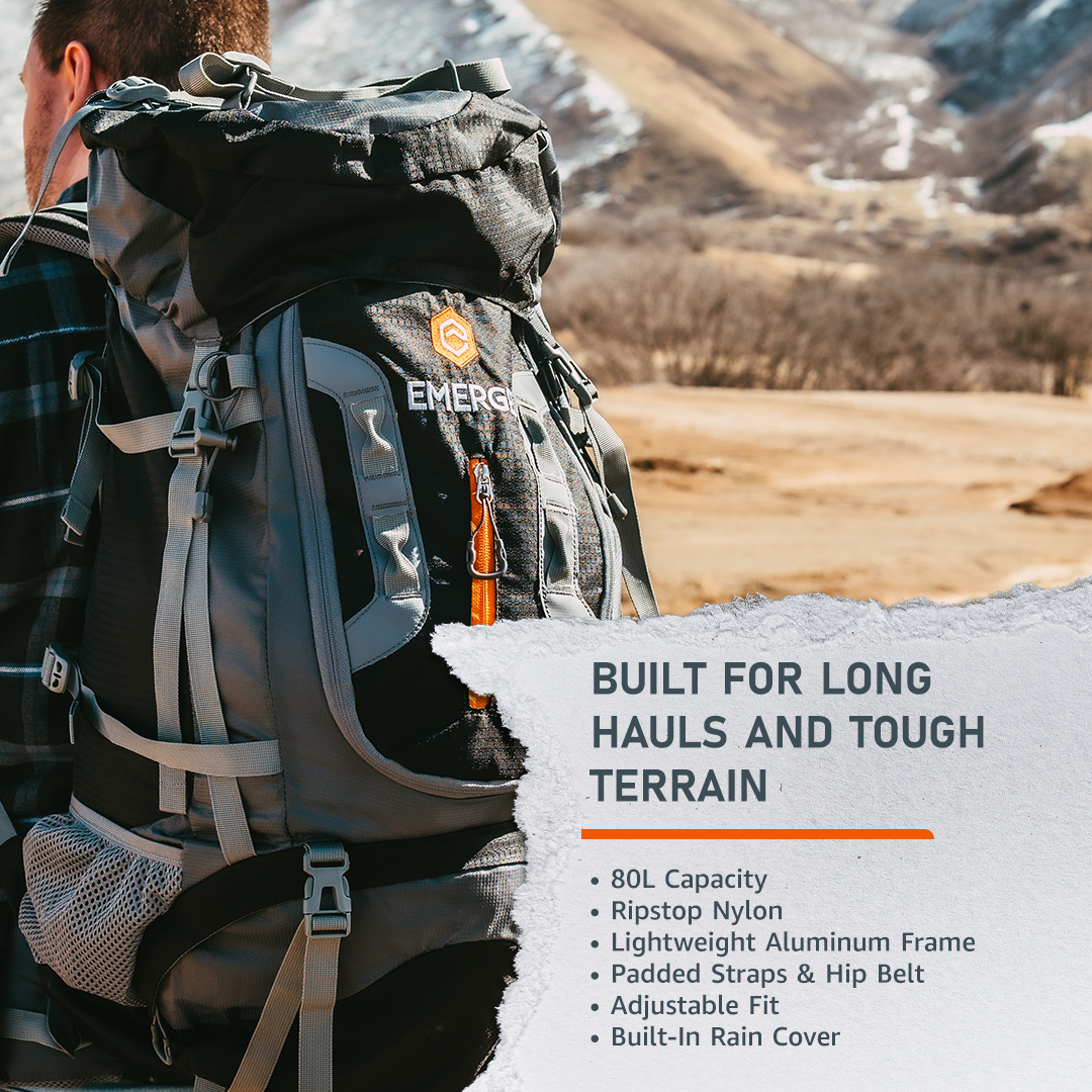 80L Survival Backpack - The Ranger