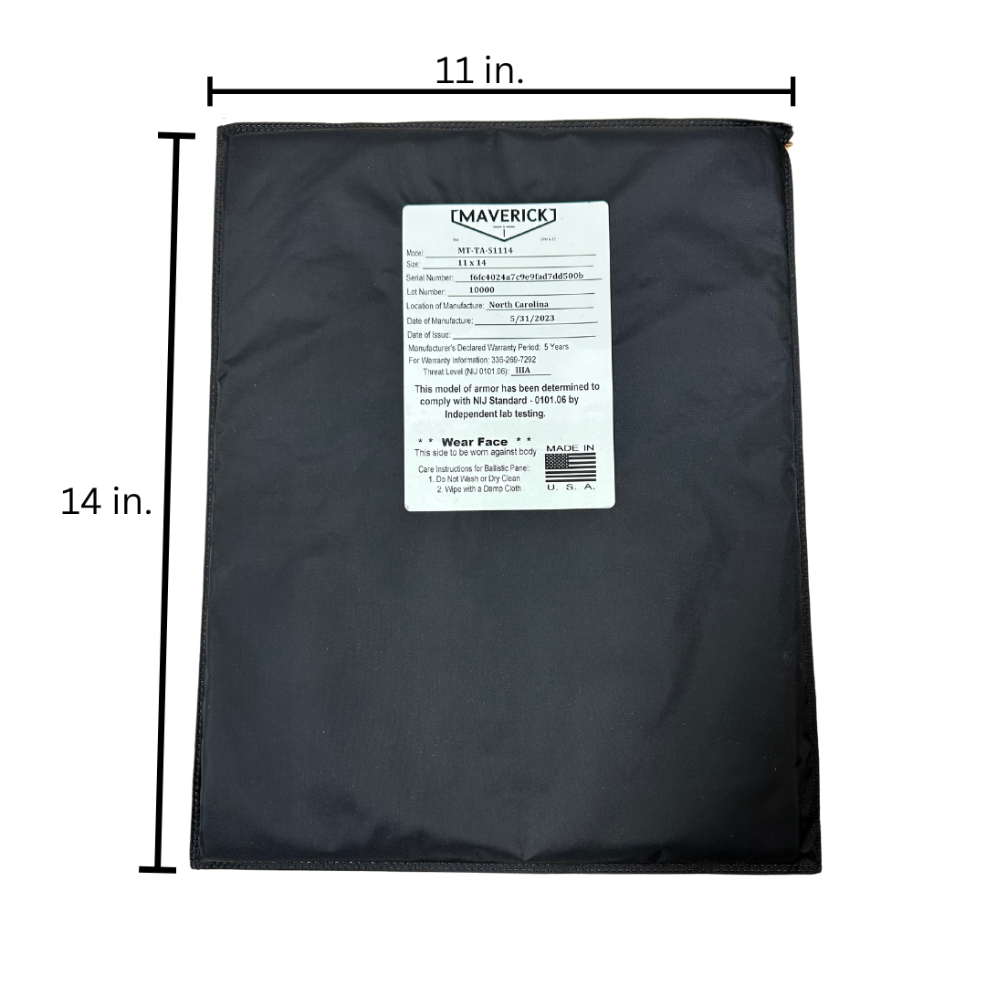 Ultra-Lightweight Flexible Backpack Armor (Level IIIA)