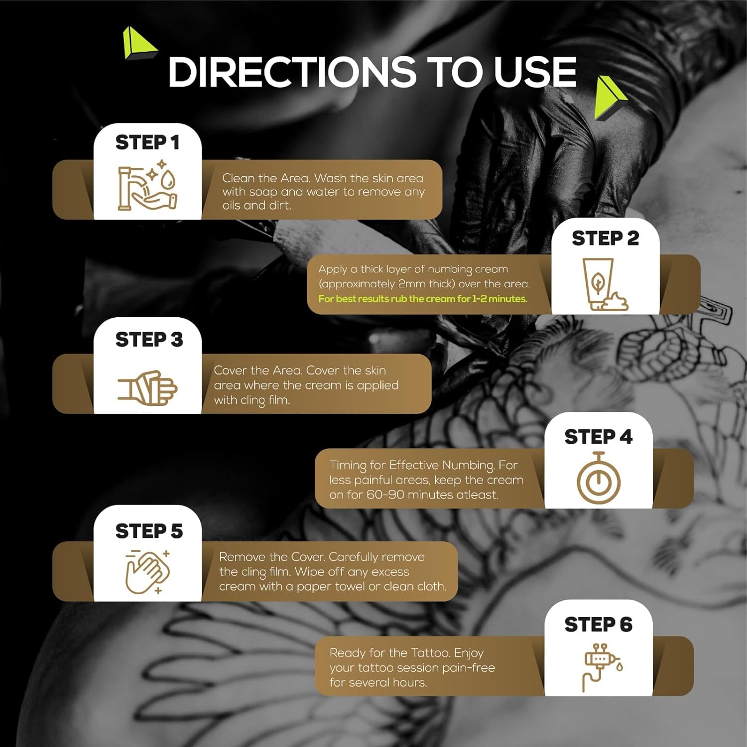 Signature Tattoo Before & Aftercare Duo – Numbing Cream (10g) + Healing Balm (7oz) for Comfortable Sessions & Vibrant Ink – Natural, Skin-Soothing Formula