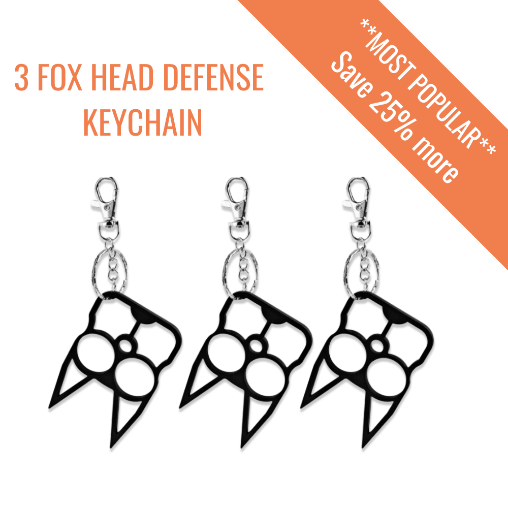 Fox Head Self Defense Keychain
