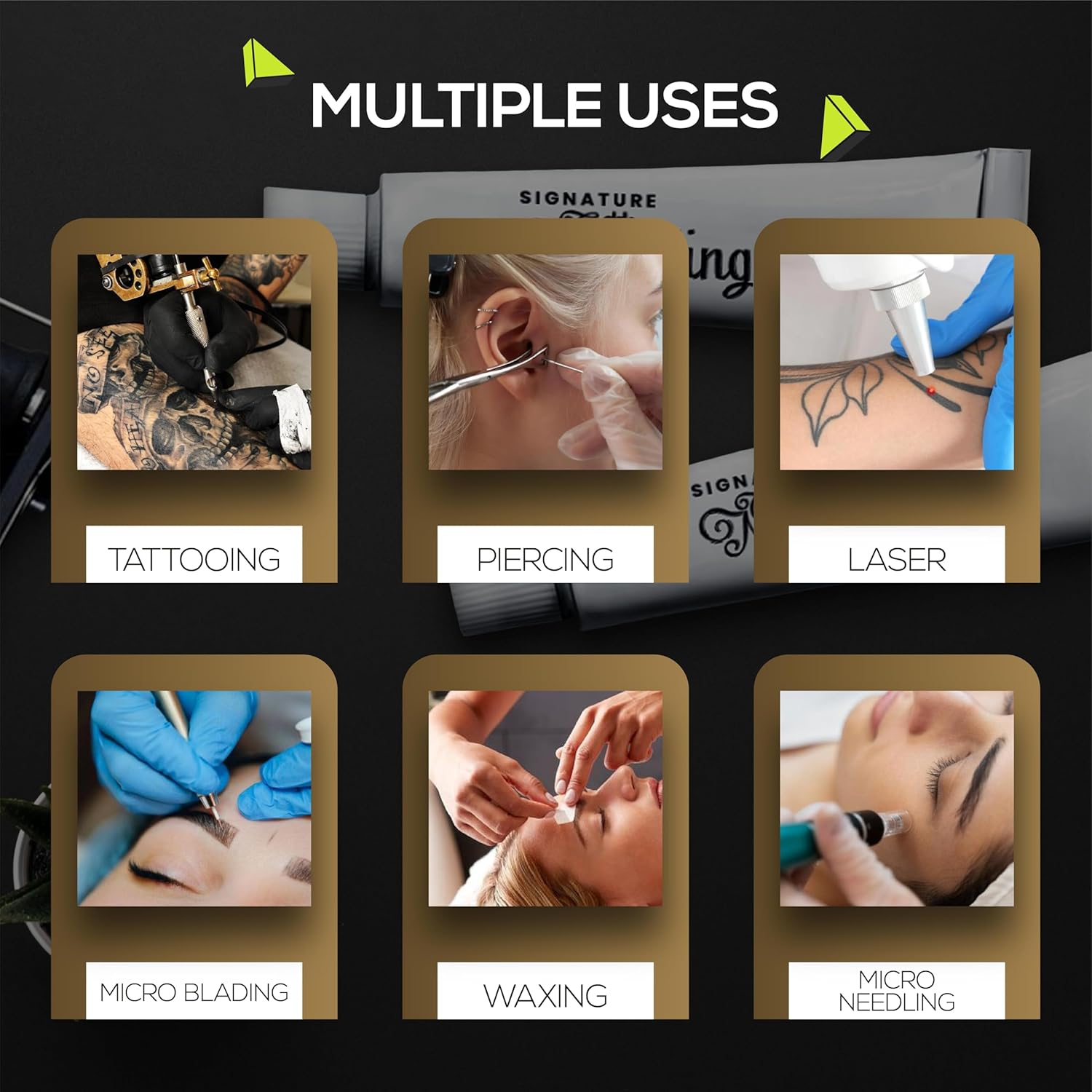 Signature Tattoo Numbing Cream - (10g) (0.35 oz) + Buy Two or More Get One Free