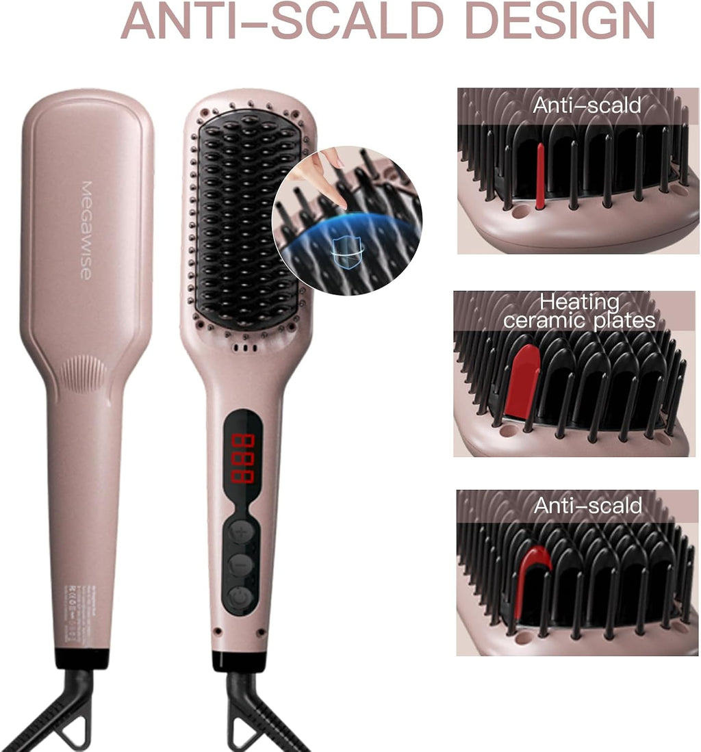 Ionic Hair Straightener Brush