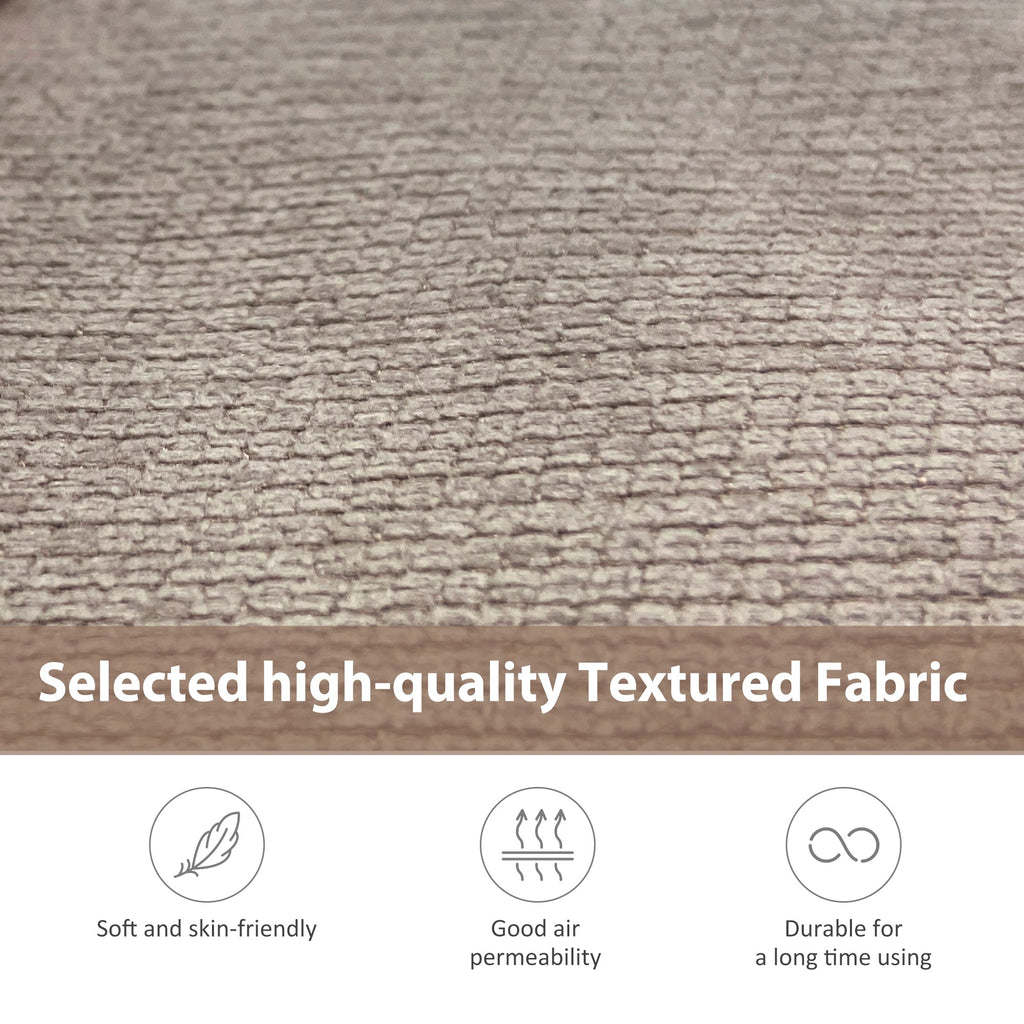 [New] [VIDEO provided] 81.1*76.3*35" Reversible Sectional Couch with Storage Ottoman L-Shaped Sofa Warm Grey