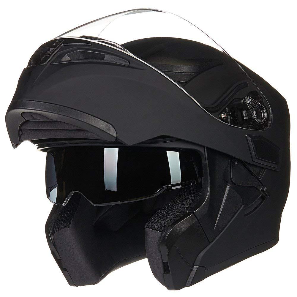 ILM Motorcycle Modular Full Face Helmet Model 902LED