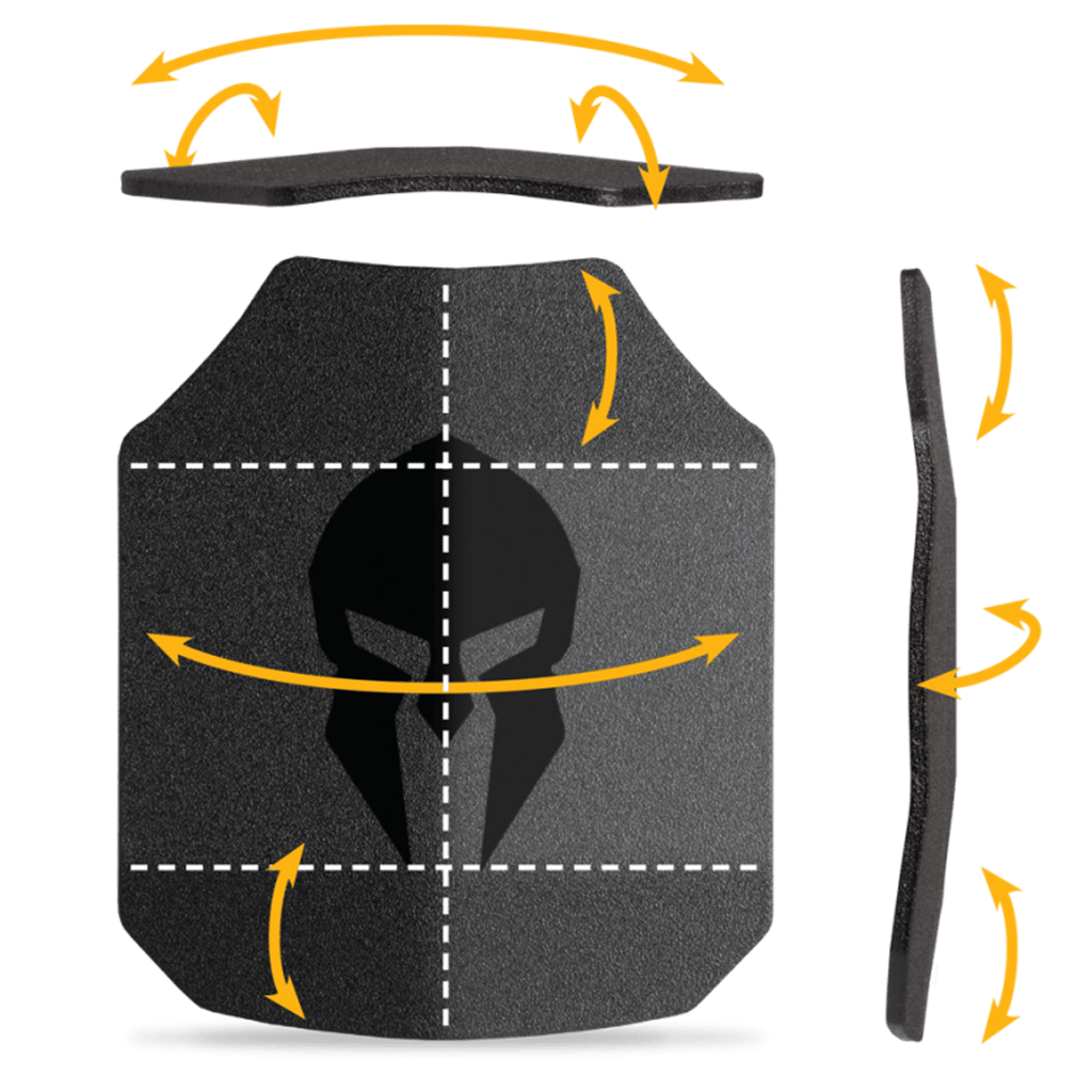 Spartan Level III+ AR550 Steel Body Armor Package
