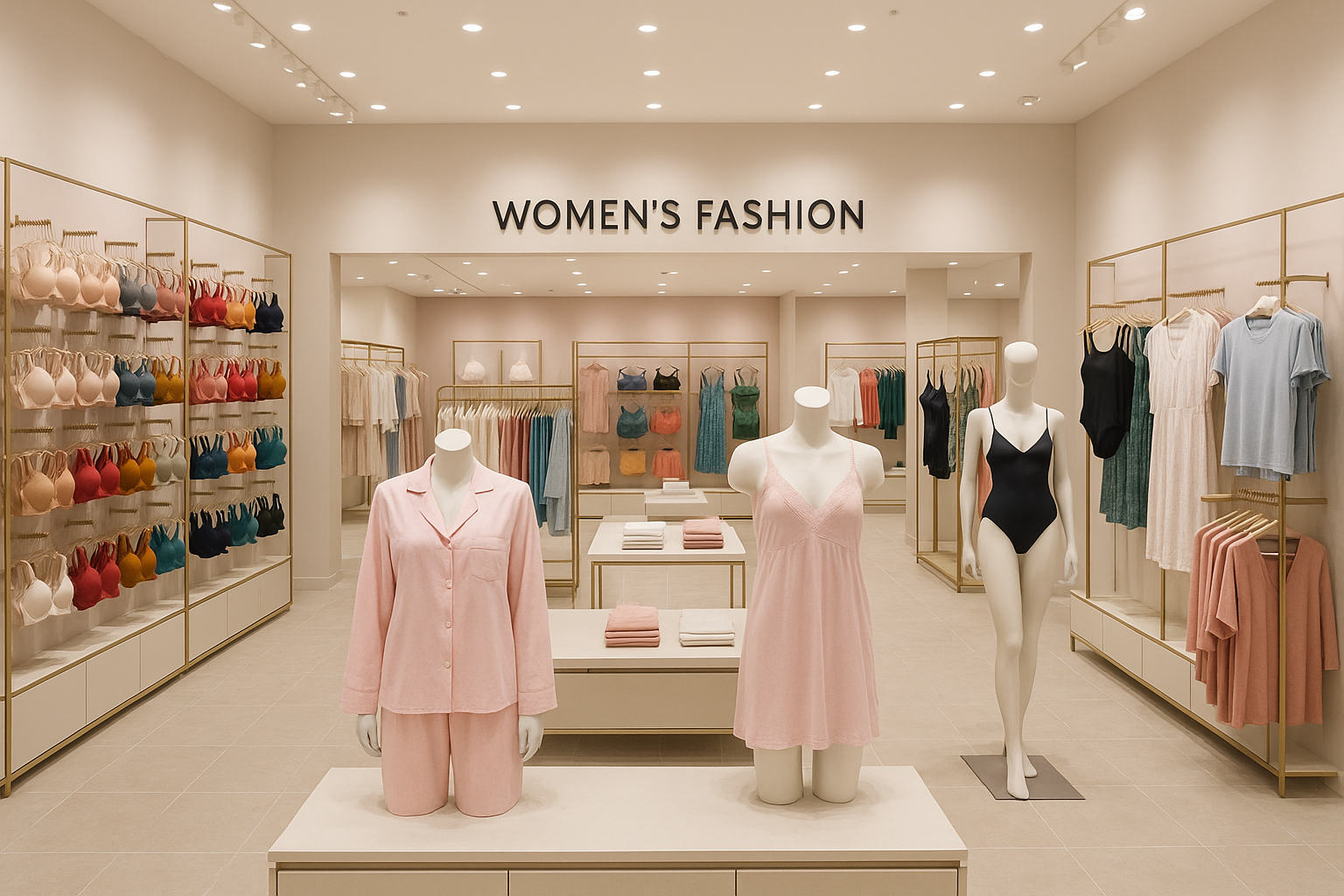 I need a store that has all women's appeal lingerie, swimwear, sleepwear, etc....and that says Women's Fasion 