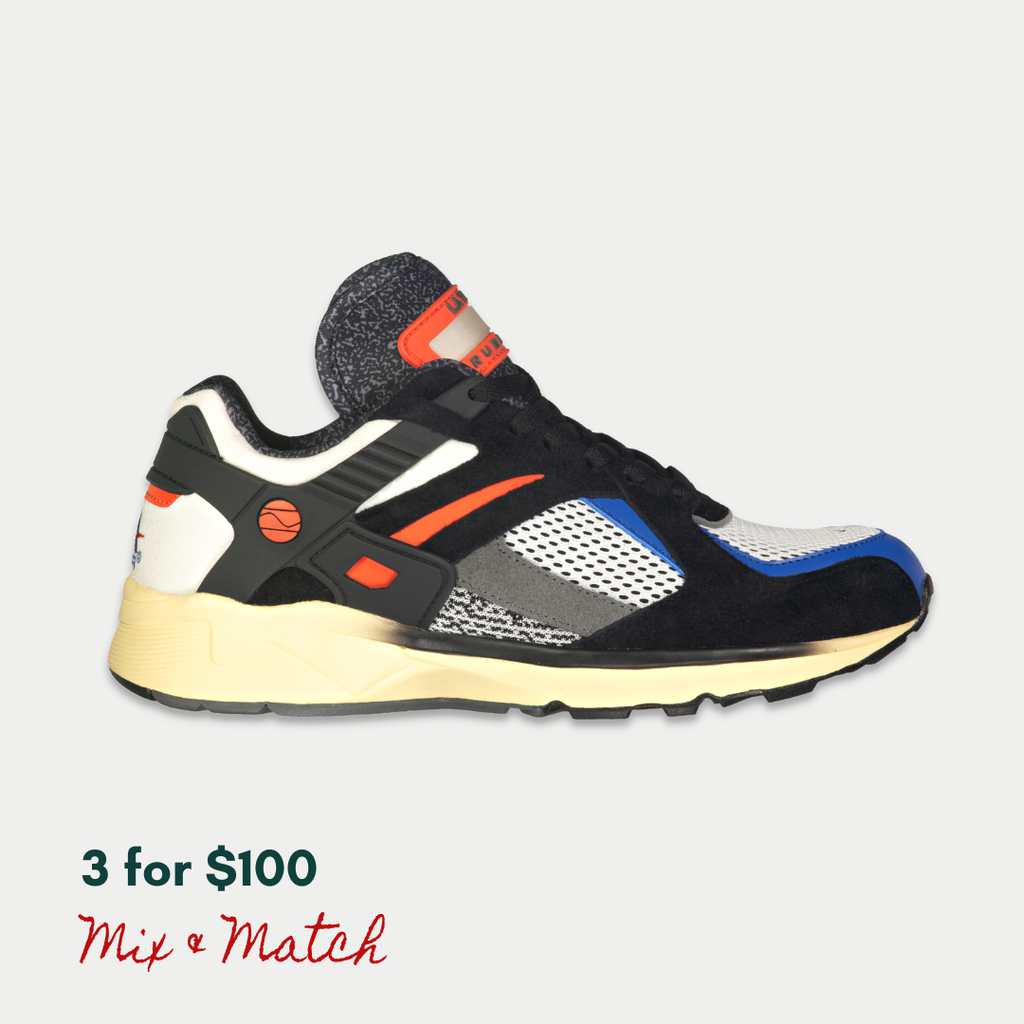 LA Gear Men's Catapult Light-Up Lowtop | Black x Orange