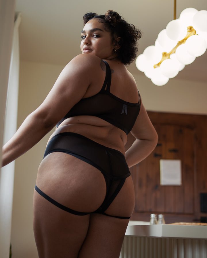 Mesh Vintage Soft Cup Bralette