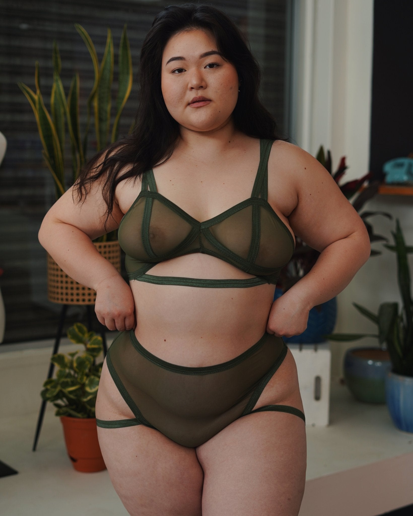Mesh Vintage Soft Cup Bralette