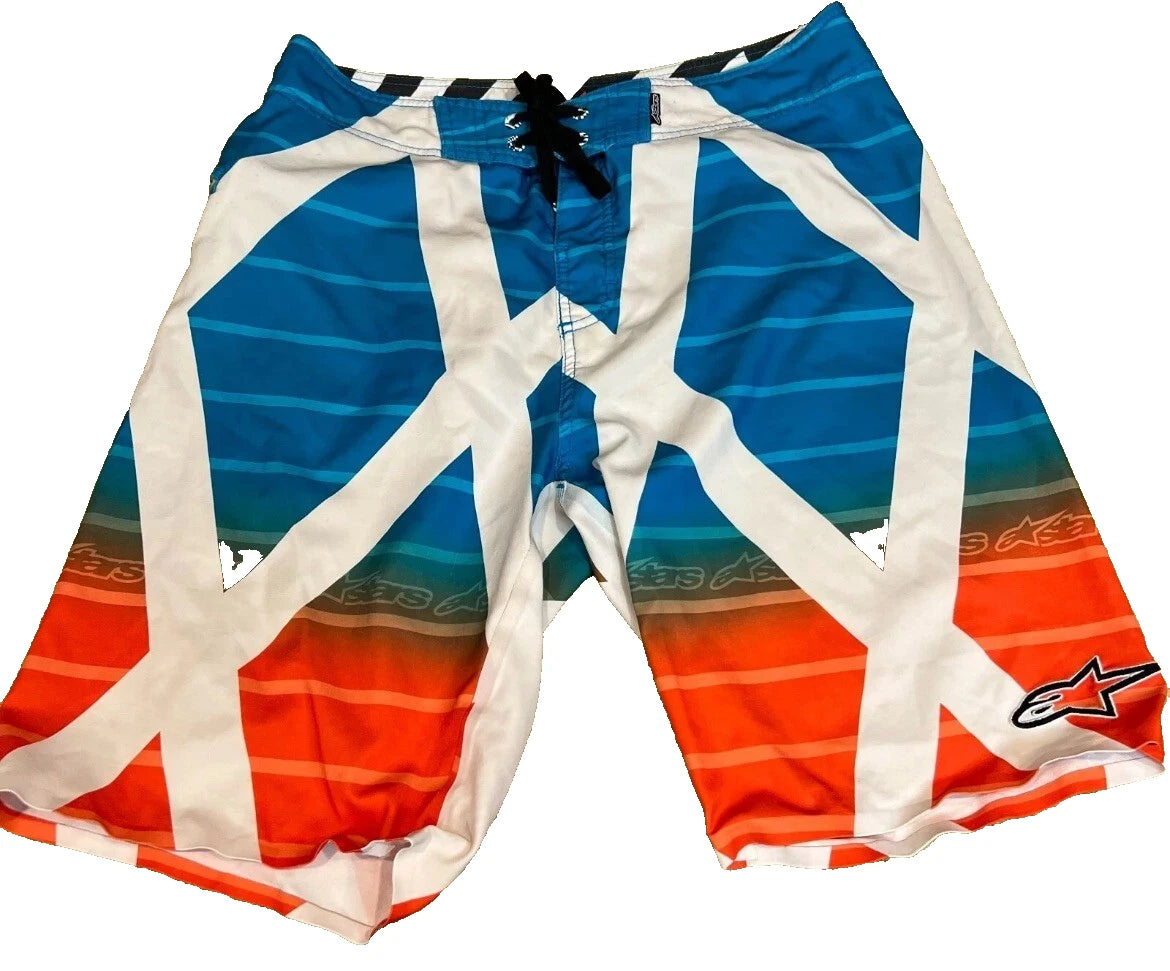 Alpinestars Nardo Boardshorts Brand New Turquoise Orange